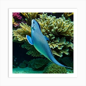 Blue Tang Art Print