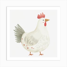 Chicken Illustration Art Print