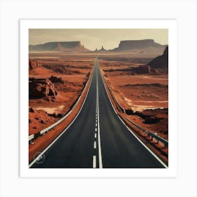 Motorway Art Print