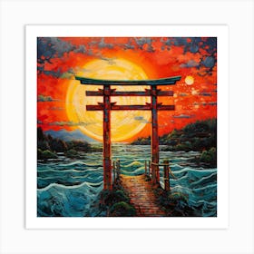 Shinto Gate Art Print