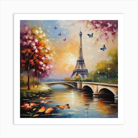 Paris Eiffel Tower 99 Art Print