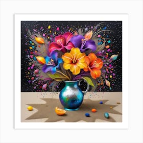 Flowers In A Vase 14 Art Print