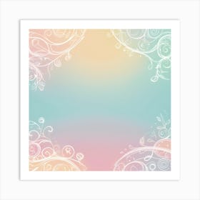 Abstract Background Art Print