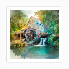 Watermill 5 Art Print