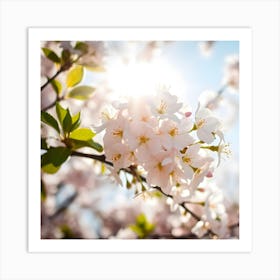 Cherry Blossoms In Spring Art Print