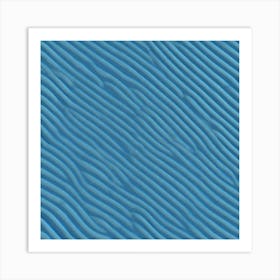 Blue Sand Art Print