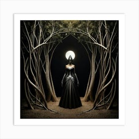 Witch In The Forest 2 Art Print