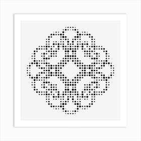 Dot Mandala 10 Art Print