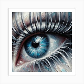 The Blue Eye Art Print