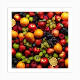 Bunch Of Fruit 2 Art Print