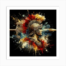 Spartan Warrior 15 Art Print