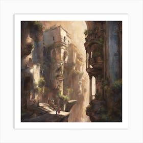 Fantasy City 12 Art Print