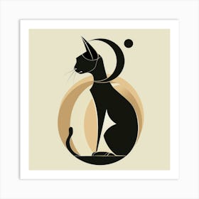 Egyptian Cat Art Print