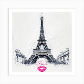 Paris Eiffel Tower Art Print