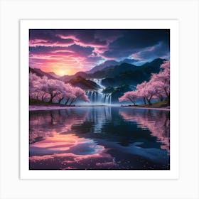 Cherry Blossoms 12 Art Print