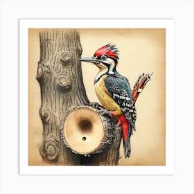 Woodpecker 18 Art Print