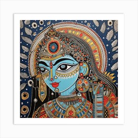 Lord Krishna Painting Art Print