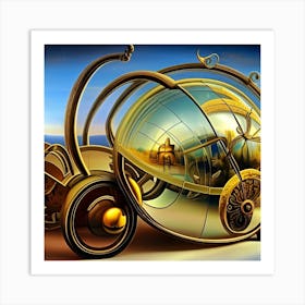 Clockwork Car Art Print