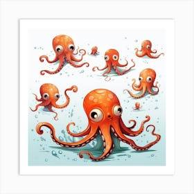 Octopus Set Póster