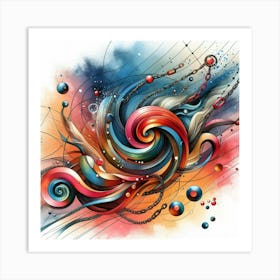 Abstract Painting 3 Art Print