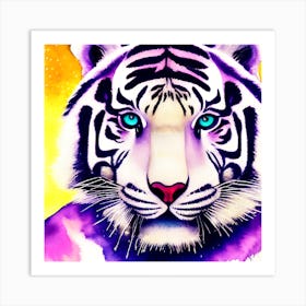 White Tiger 3 Art Print