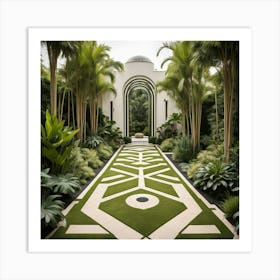 Asian Garden Art Print