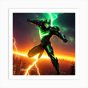 Lightning Bolt 1 Art Print