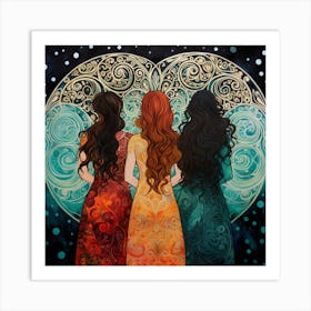 Three Sisters 1 Art Print