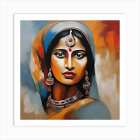 Indian Woman Art Print