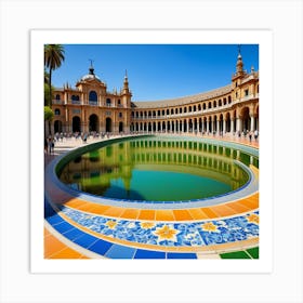 Plaza De Sevilla Art Print