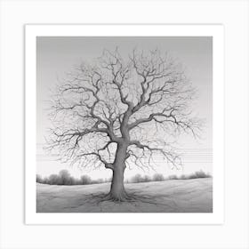 Bare Tree 6 Art Print