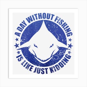 Womens Funny Shark Design For Men Women Animal Shark Stuff Art Print