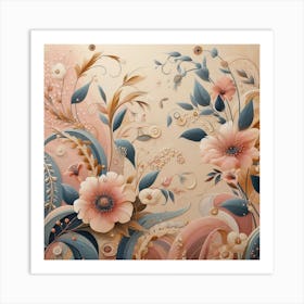 Floral Painting Art Print