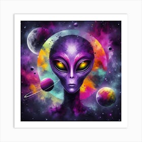 Alien Art Art Print