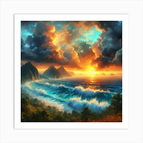 Tempestuous Beauty 12 1 Art Print