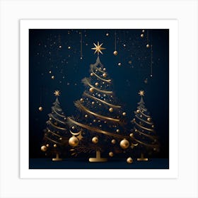 Elegant Christmas Design Series061 Art Print