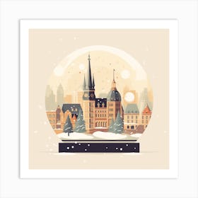 Cologne France 2 Snowglobe Art Print