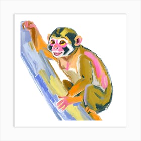 Squirrel Monkey 02 1 Art Print