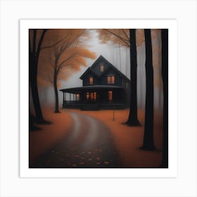 Haunted House Art Print