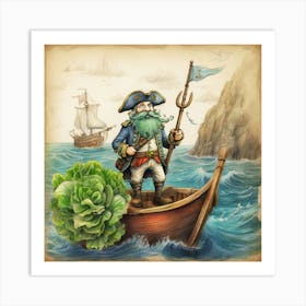 Pirate'S Lettuce Art Print