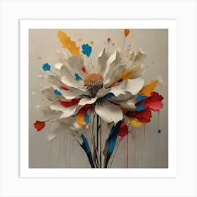 Flowers In A Vase 2 Art Print