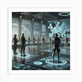 Regional Generals Futuristic Art Print