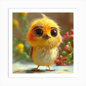 Little Bird With Big Eyes Art Print