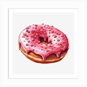 Donut With Icing 4 Art Print