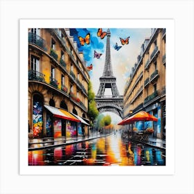 Paris Eiffel Tower 54 Art Print