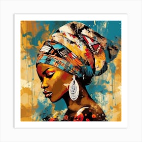 African Woman 41 Art Print