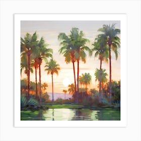 Palm Trees  Art Print