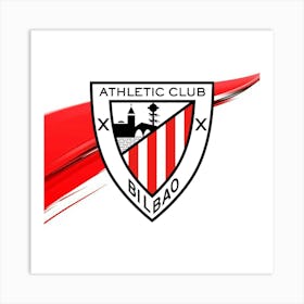 Athletic Club Bilbao Logo Wall Art 4 Art Print