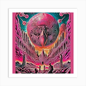 Psychedelic Painting Art Print