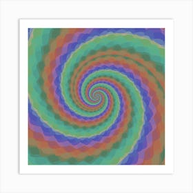 Abstract Swirl Art Print